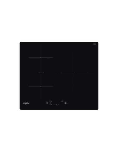 Whirlpool WB Q4860 NE hobs Negro Integrado 59 cm Con placa de