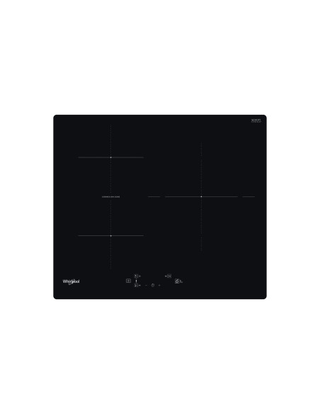 Whirlpool WB Q4860 NE hobs Negro Integrado 59 cm Con placa de
