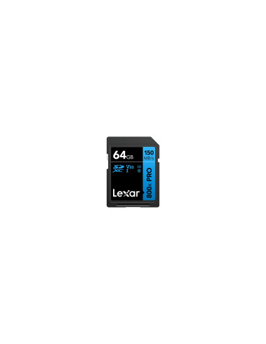 Lexar High-Performance 800xPRO 64 GB SDXC UHS-I Clase 10