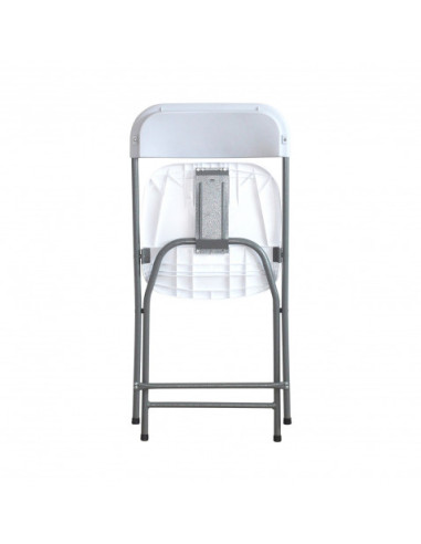 SILLA RESINA PLEGABLE 80X50X45CM BLANCA SUNGARDEN