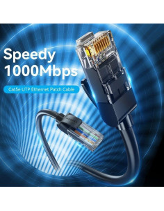 CABLE DE RED CAT.6 UTP 5M VENTION BLACK 2