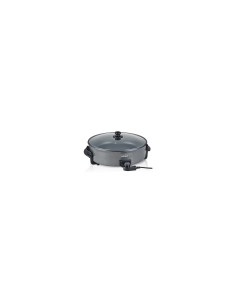 PAELLERA ELÍ‰CTRICA HAEGER GOURMET 42 1500W ANTI-ADHERENTE TAPA VIDRIO CON RESPIRADOR GR-042.011A