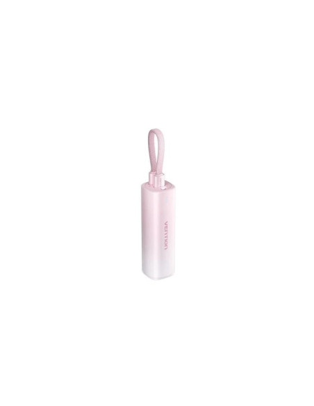 POWERBANK VENTION 5000MAH USB-C + LIGHTNING 20W ROSE