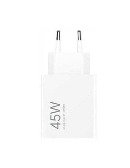 CARGADOR DE PARED 45W QC3.0 - USB-A | CARGA RAPIDA BLANCO XIAOMI
