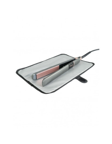 PLANCHA DE PELO CON PLACAS CERÁMICAS FLOTANTES Y FUNDA TÉRMICA JOCCA