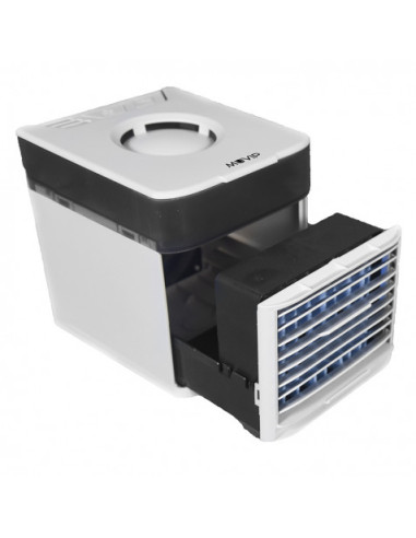 MINI CLIMATIZADOR PORTÁTIL 10W CON LUZ LED 7 COLORES MUVIP