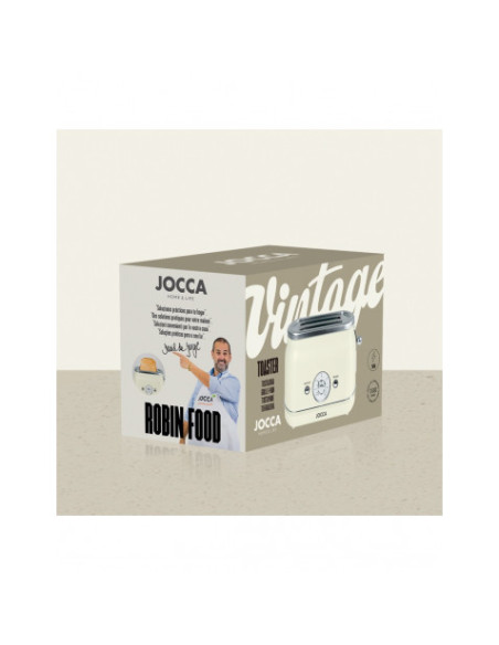 TOSTADOR VINTAGE CREMA 2 REBANADAS 700 JOCCA