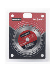 DISCOS CORTE MADERA PARA SIERRAS 165MM 24D MADER 2
