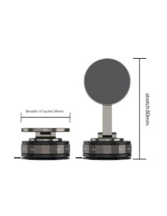 SOPORTE COCHE POR VACIO MAGNETICO COMPACTO C176 XO 2