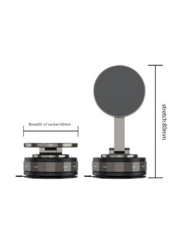 SOPORTE COCHE POR VACIO MAGNETICO COMPACTO C176 XO