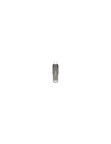 Lexar JumpDrive LJDD400128G-BNQNG unidad flash USB 128 GB USB Tipo C 3.2 Gen 1 (3.1 Gen 1) Gris