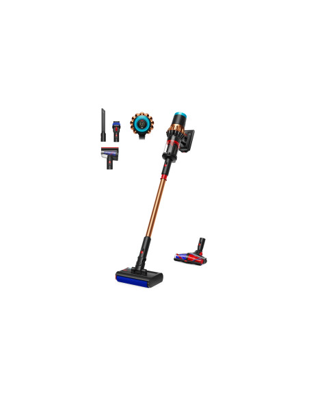 Dyson V16 Piston Animal Submarine Aspiradora escoba 3 en 1 Batería Seca y húmeda HEPA Sin bolsa 1,3 L 900 W Negro, Cobre