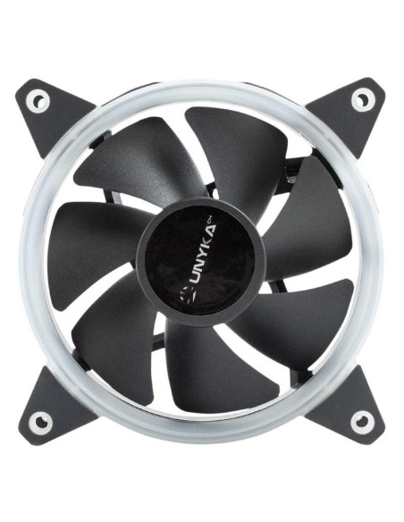 PACK 3 VENTILADORES 12CM UNYKACH CANDY 30 ARGB + CONTROLADORA