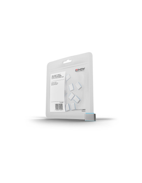 Lindy 40466 bloqueador de puerto USB Tipo C Azul Acrilonitrilo