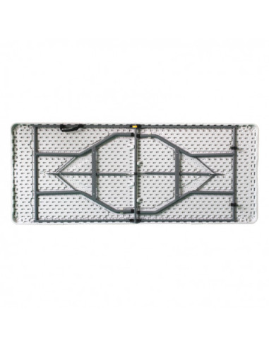 MESA DE RESINA PLEGABLE 180X70X74CM 3.5CM SUNGARDEN