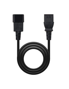CABLE ALIMENTACION IEC C13/H - IEC C14/M 3M