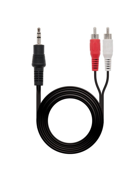 CABLE AUDIO NANOCABLE JACK 3.5 M/2RCAM 5M