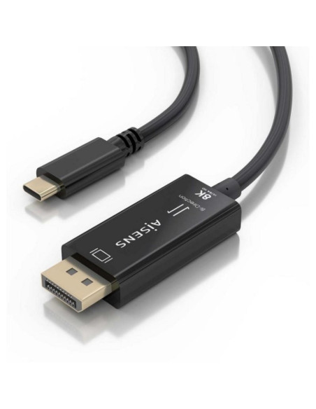 CABLE CONVERSOR AISENS USB-C M A DISPLAYPORT-M 1.8M BLACK