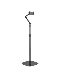 SOPORTE DE SUELO AISENS PARA TABLET 4.7-12.9 GIRATORIO/INCLINABLE BLACK