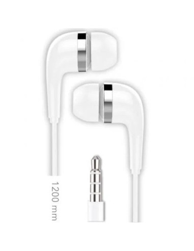 AURICULARES + MICROFONO TECH ONE TECH EAR JACK 3.5 WHITE