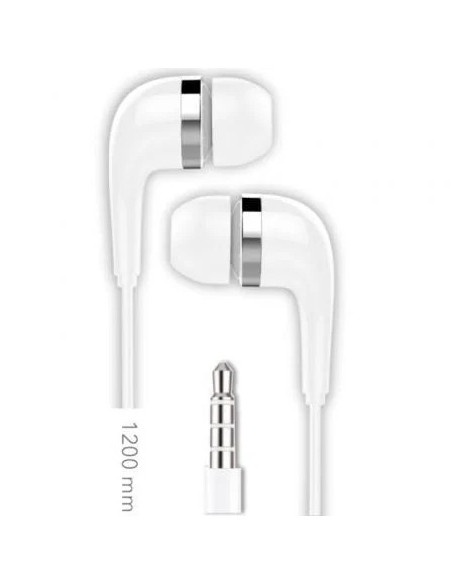 AURICULARES + MICROFONO TECH ONE TECH EAR JACK 3.5 WHITE
