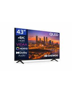 TELEVISOR DAEWOO 43 QLED 4K UHD USB SMART TV WIFI BLUETOOTH VIDAA
