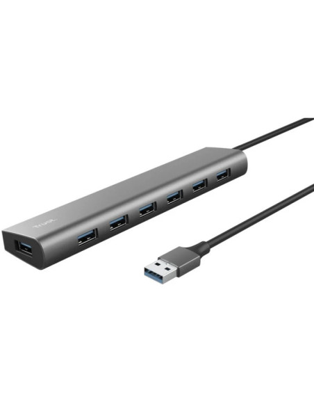 HUB USB TRUST HALYX 7 PUERTOS USB 3.2 7X USB-A 1X USB-C