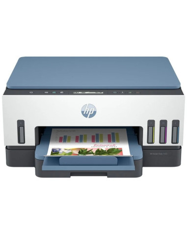 IMPRESORA HP SMART TANK MULTIFUNCION 7006 COLOR WIFI DUPLEX WHITE/BLUE