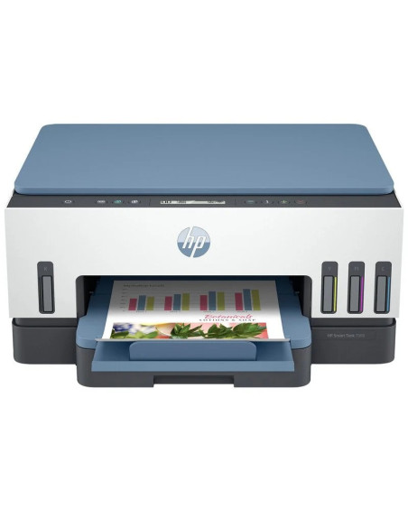 IMPRESORA HP SMART TANK MULTIFUNCION 7006 COLOR WIFI DUPLEX WHITE/BLUE