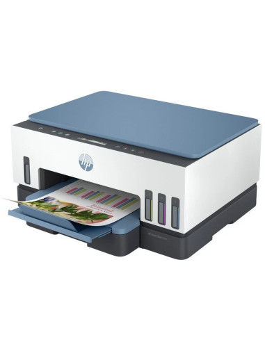 IMPRESORA HP SMART TANK MULTIFUNCION 7006 COLOR WIFI DUPLEX WHITE/BLUE