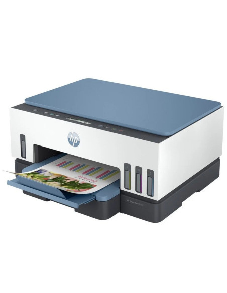 IMPRESORA HP SMART TANK MULTIFUNCION 7006 COLOR WIFI DUPLEX WHITE/BLUE