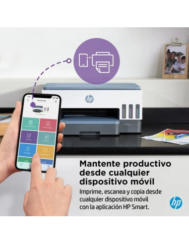 IMPRESORA HP SMART TANK MULTIFUNCION 7006 COLOR WIFI DUPLEX WHITE/BLUE
