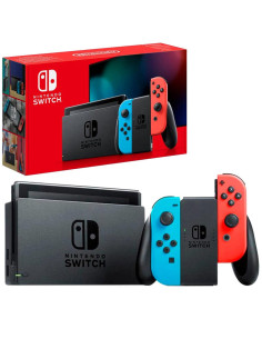 Nintendo Switch V2 Consola Neón Azul y Neón Rojo