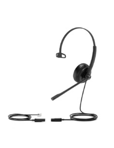 MICROAURICULAR YEALINK MONO RJ9 MONOAURAL BLACK
