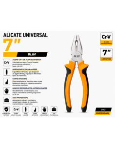ALICATE UNIVERSAL 7\" BLIM