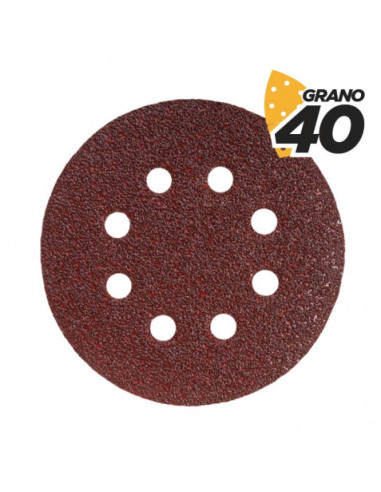 PACK 10 LIJAS CIRCULARES 150MM GRANO 40 PARA BL0136 BLIM
