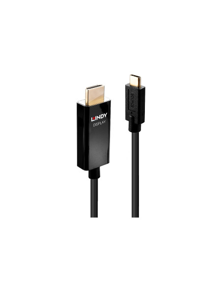 Lindy 43292 adaptador de cable de vídeo 2 m USB Tipo C HDMI tipo A