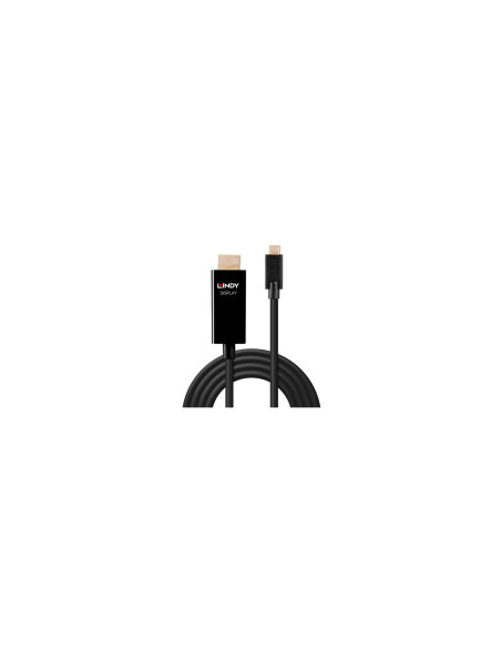 Lindy 43292 adaptador de cable de vídeo 2 m USB Tipo C HDMI tipo A