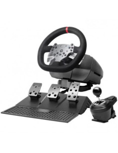 Mars Gaming MWHRSX mando y volante Negro Volante + Pedales