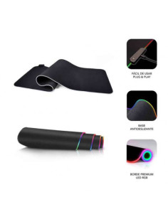 ALFOMBRILLA GAMING EXTRA GRANDE 800X300X4MM NEGRA CON RGB SUBBLIM 2