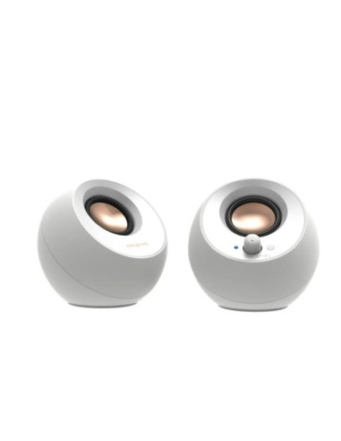 ALTAVOCES CREATIVE PEBBLE 2.0 V3 BLUETOOTH WHITE