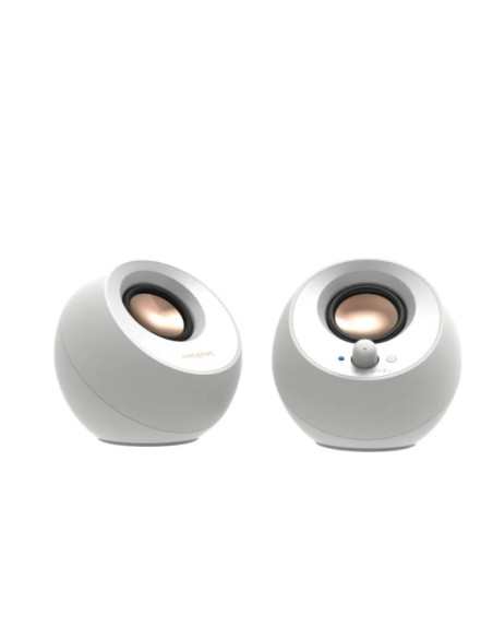 ALTAVOCES CREATIVE PEBBLE 2.0 V3 BLUETOOTH WHITE