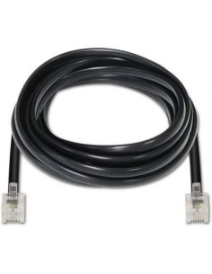 CABLE DE TELEFONO RJ11 2M AISENS BLACK