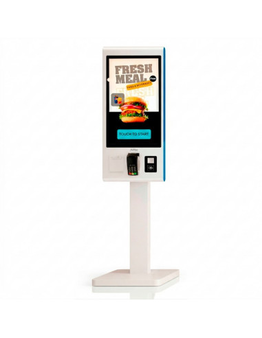 KIOSKO AUTOSERVICIO AVPOS SMARTLINE SUELO 27 I5 10TH/8GB/256GB/WIFI/PRINTER/2D WHITE