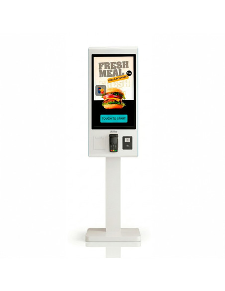 KIOSKO AUTOSERVICIO AVPOS SMARTLINE SUELO 27 OCTA/8GB/128GB/WIFI/PRINTER/2D ANDROID
