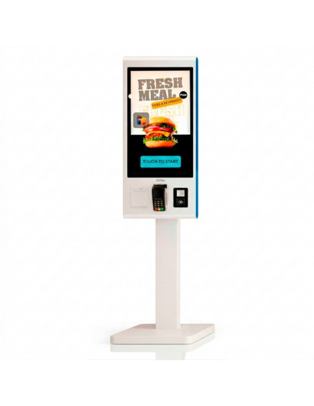 KIOSKO AUTOSERVICIO AVPOS SMARTLINE SUELO 27 OCTA/8GB/128GB/WIFI/PRINTER/2D ANDROID