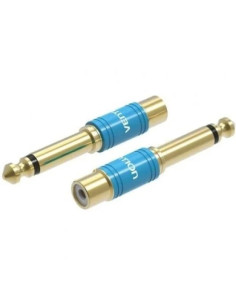 ADAPTADOR VENTION RCA HEMBRA - JACK 6.5 MACHO BLACK