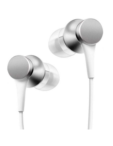 AURICULARES + MICROFONO XIAOMI MI IN EAR BASIC JACK 3.5 SILVER