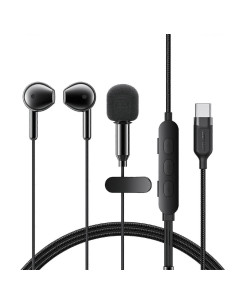 Acefast L12 Auriculares con Microfono Lavalier y conexión USB-C