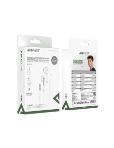 Acefast L14 Auriculares con Micrófono y Conexión 3.5mm Blanco
